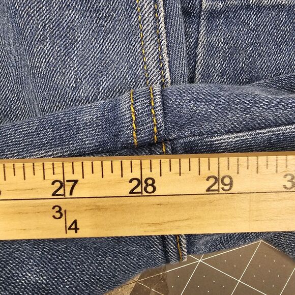 Vintage Lee Riders Jeans Mens 35x28 70s USA Made Straight Leg Work Heritage Read - Picture 16 of 16